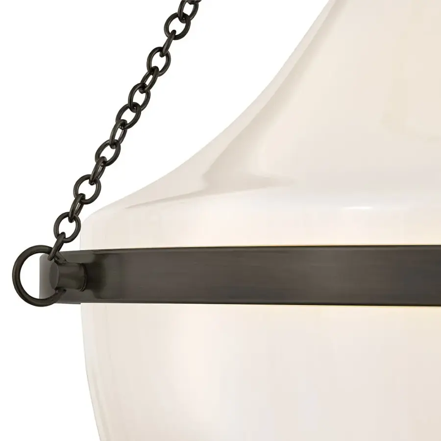 Collins LED Semi-Flush Mount in Black Oxide - Image 4