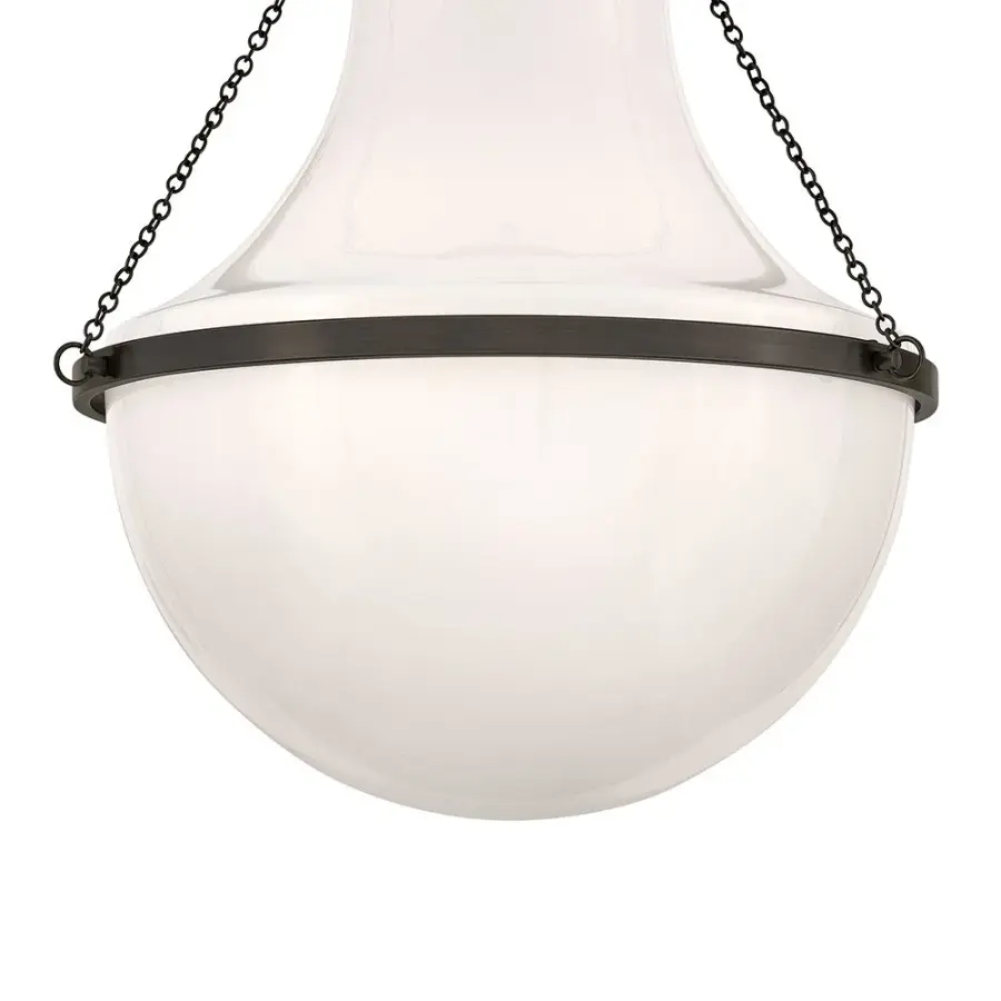 Collins LED Semi-Flush Mount in Black Oxide - Image 5
