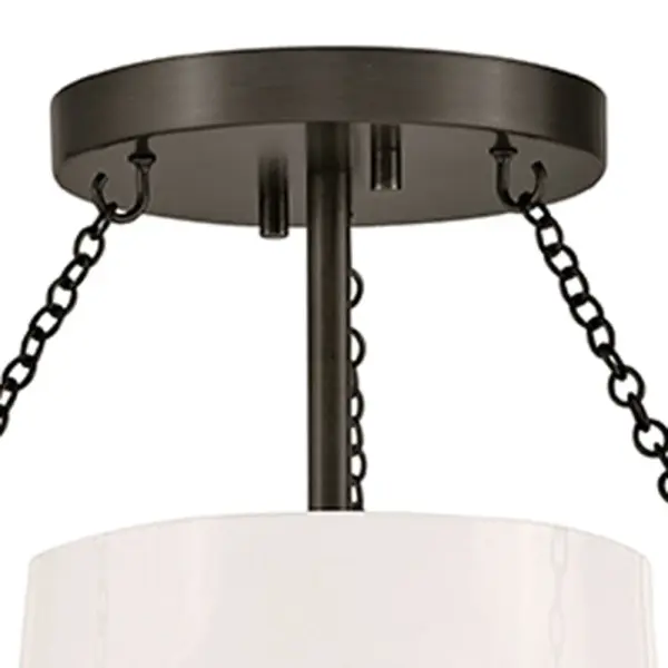 Collins LED Semi-Flush Mount in Black Oxide - Image 7