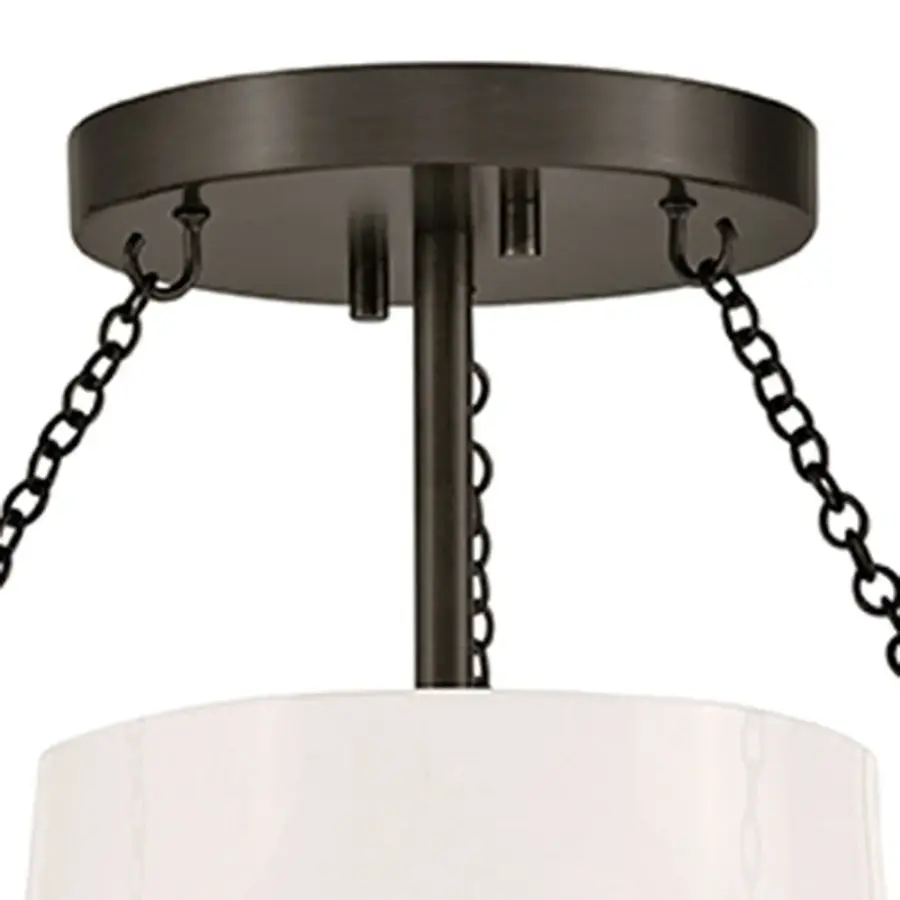 Collins LED Semi-Flush Mount in Black Oxide - Image 7