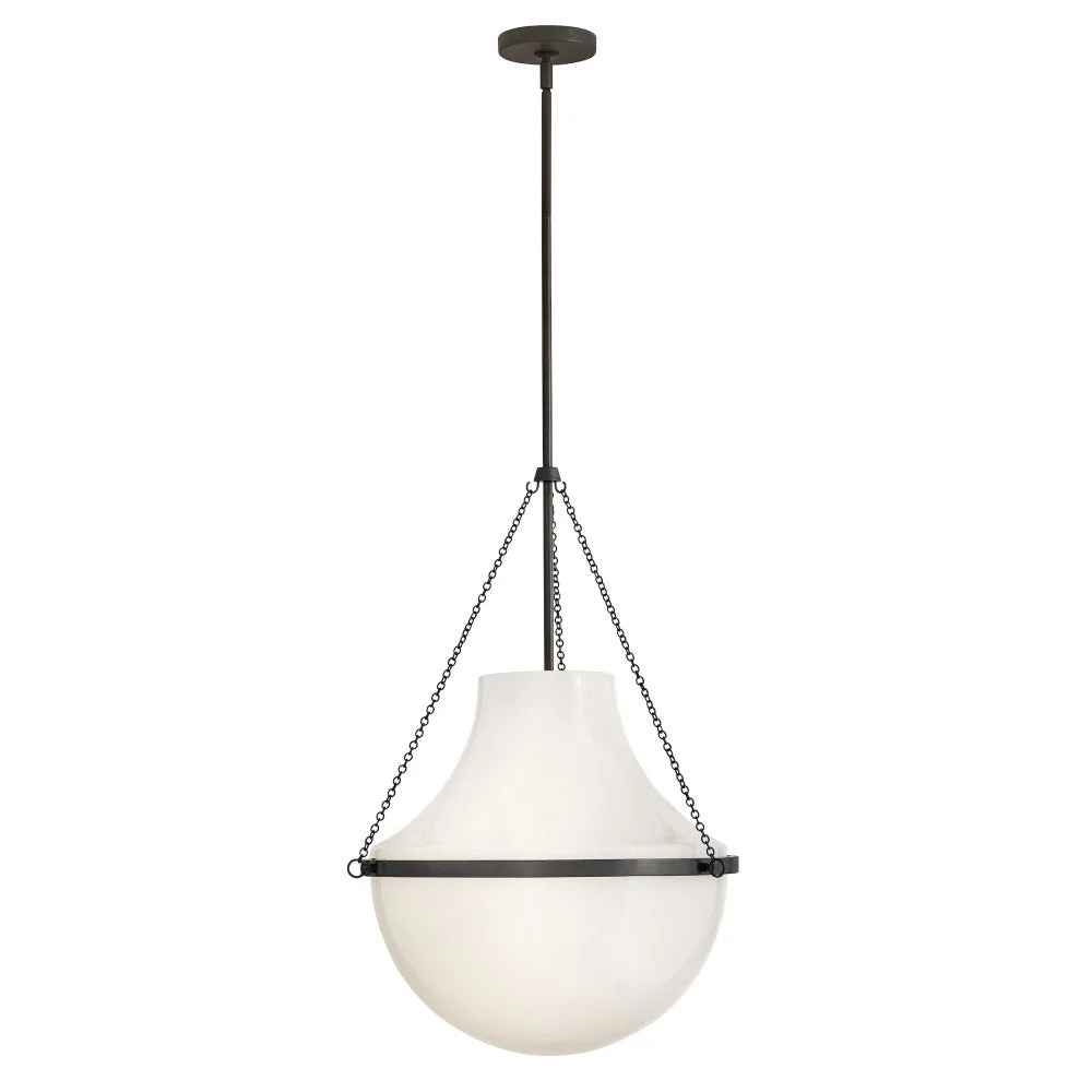 Collins LED Pendant in Black Oxide