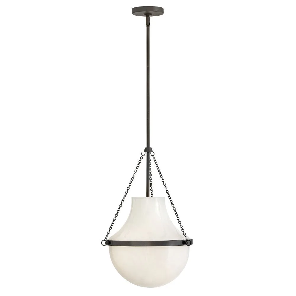 Collins LED Pendant in Black Oxide