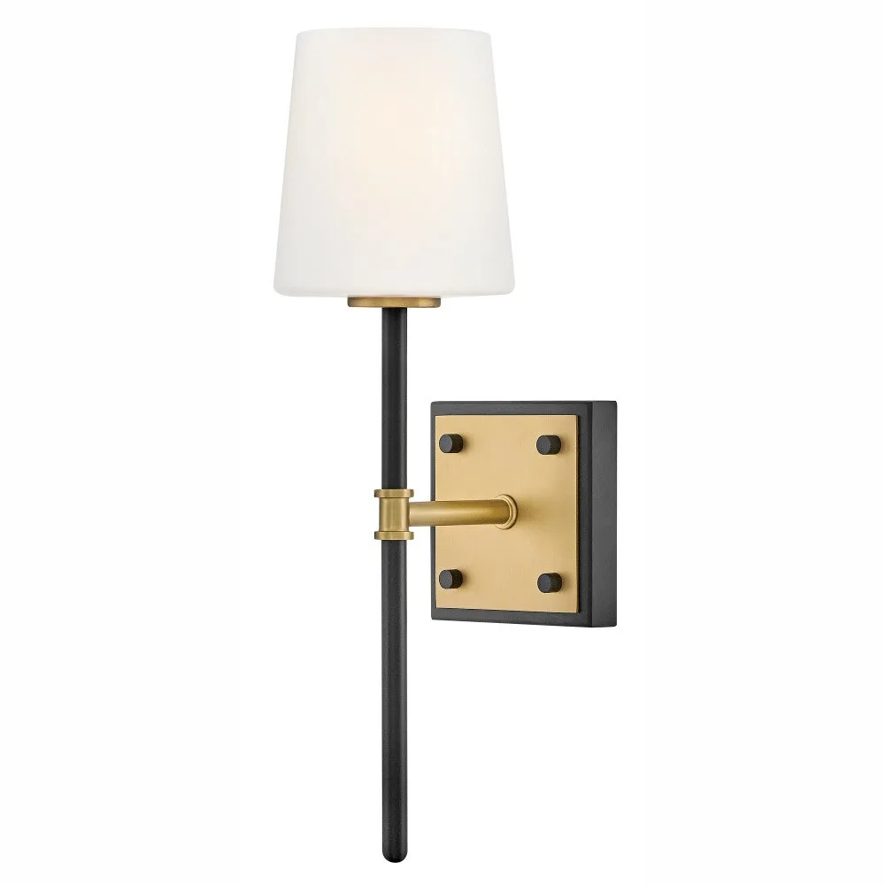 Saunders LED Wall Sconce in Black