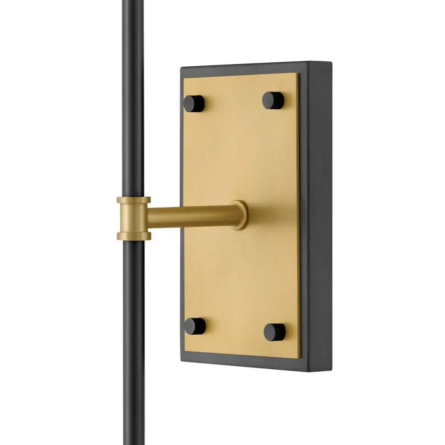 Saunders LED Wall Sconce in Black - Image 4
