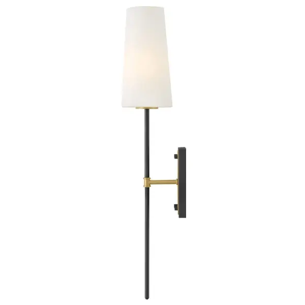Saunders LED Wall Sconce in Black - Image 5