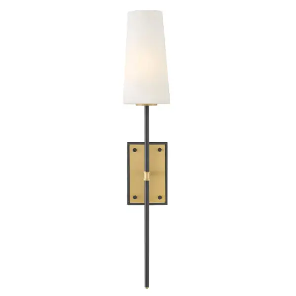 Saunders LED Wall Sconce in Black - Image 6