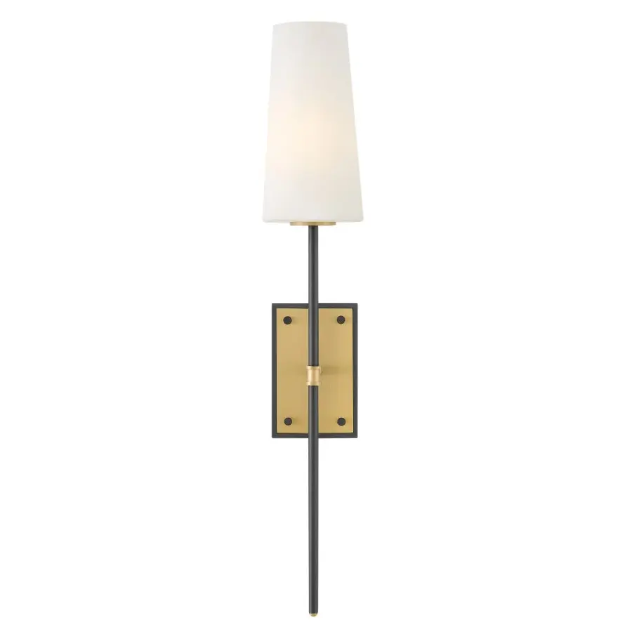 Saunders LED Wall Sconce in Black - Image 6