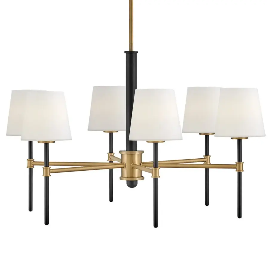 Saunders LED Chandelier in Black - Image 3
