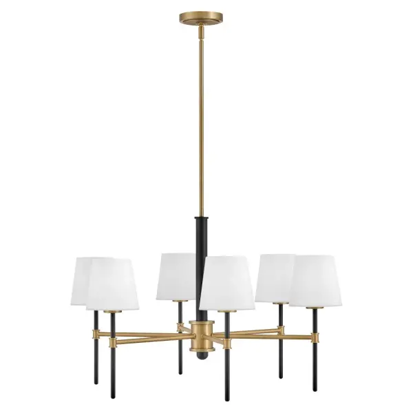 Saunders LED Chandelier in Black - Image 5