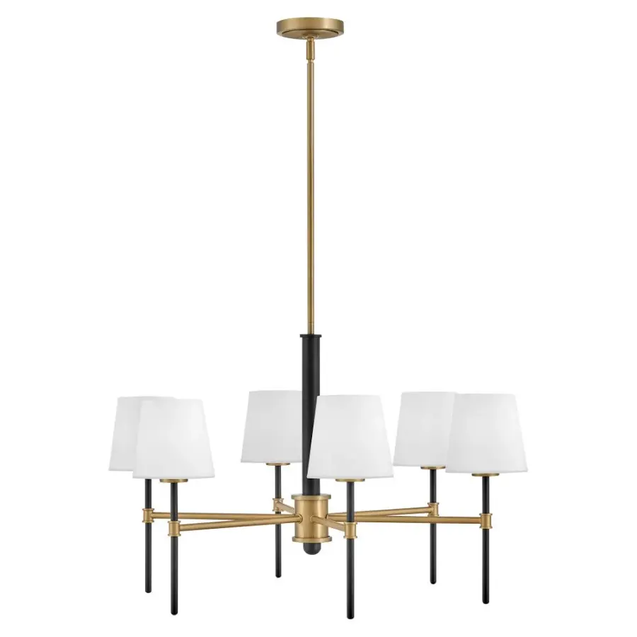 Saunders LED Chandelier in Black - Image 5