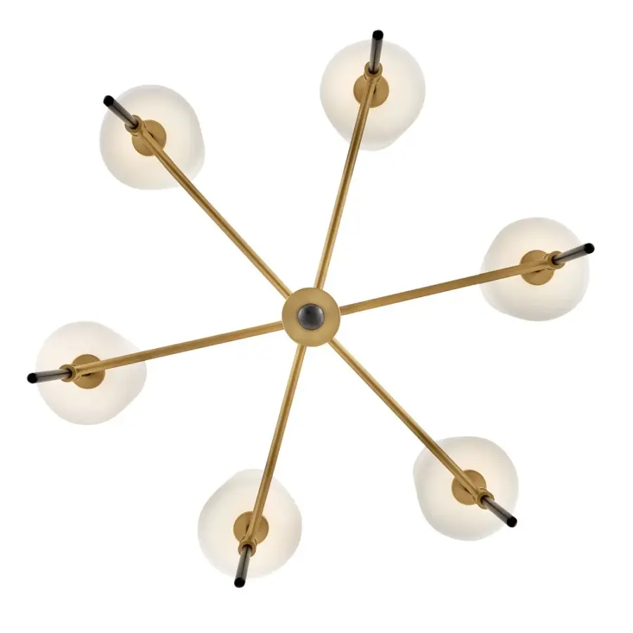 Saunders LED Chandelier in Black - Image 7