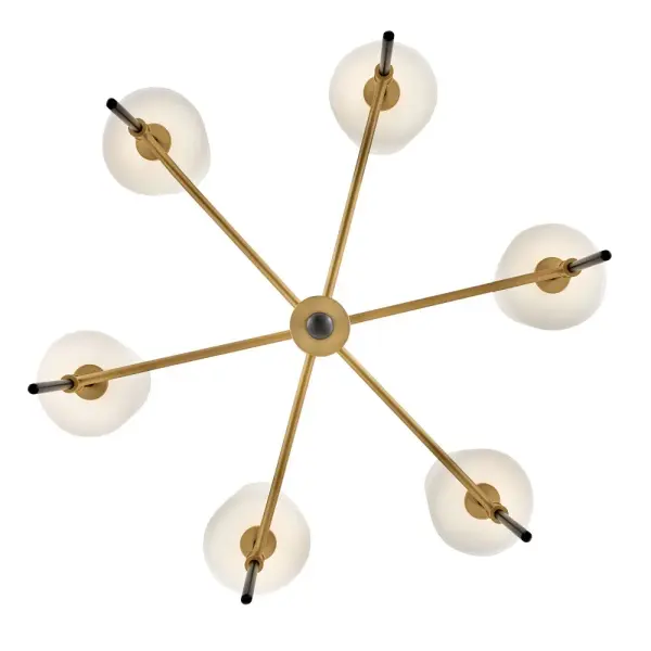 Saunders LED Chandelier in Black - Image 8