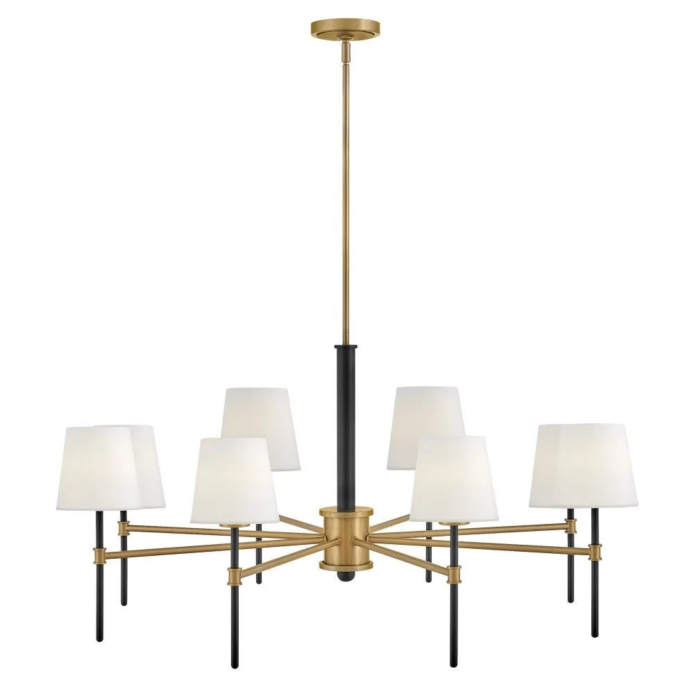 Saunders LED Chandelier in Black