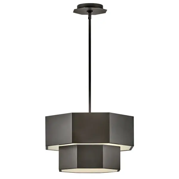 Facet LED Convertible Flush Mount in Black Oxide - Image 4