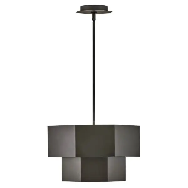 Facet LED Convertible Flush Mount in Black Oxide - Image 6