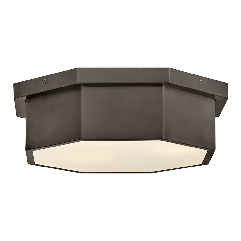Facet LED Flush Mount in Black Oxide