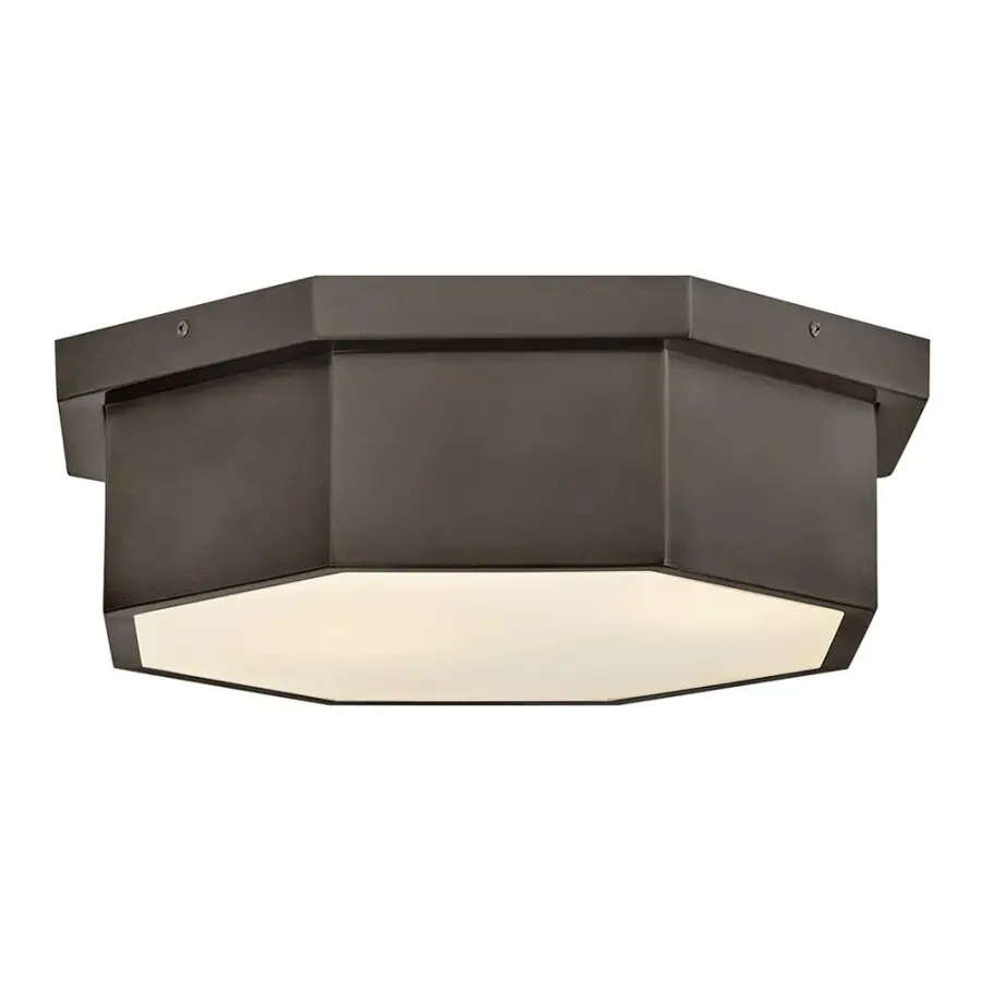 Facet LED Flush Mount in Black Oxide - Image 1