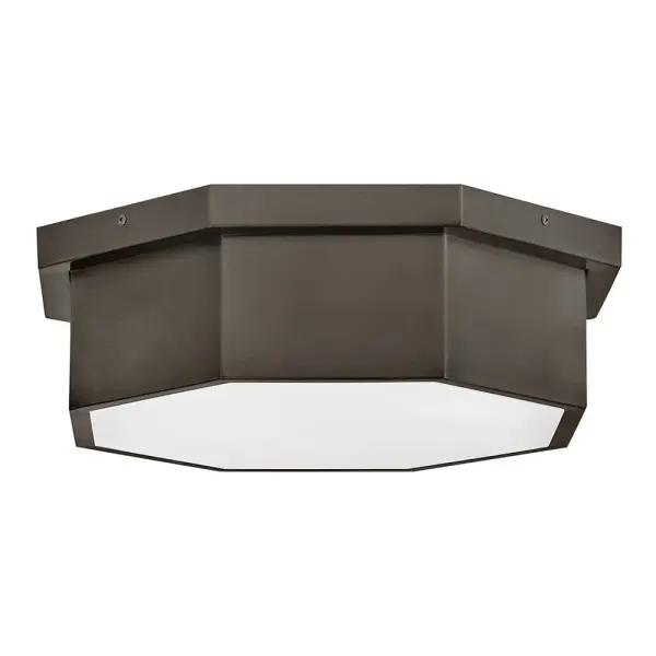 Facet LED Flush Mount in Black Oxide - Image 3