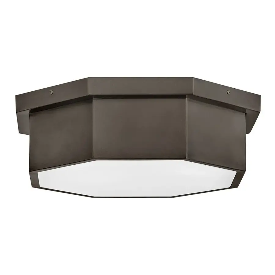 Facet LED Flush Mount in Black Oxide - Image 3