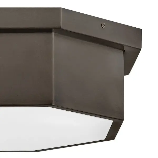 Facet LED Flush Mount in Black Oxide - Image 4