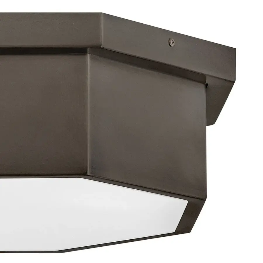 Facet LED Flush Mount in Black Oxide - Image 4
