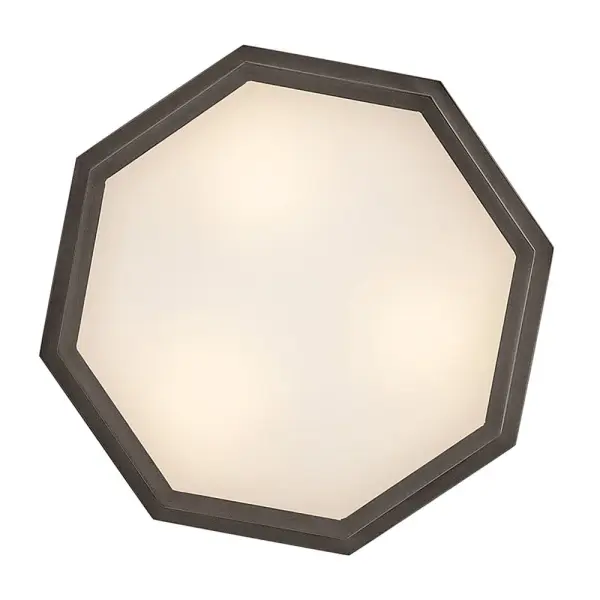 Facet LED Flush Mount in Black Oxide - Image 5