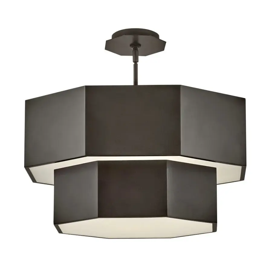 Facet LED Chandelier in Black Oxide - Image 1