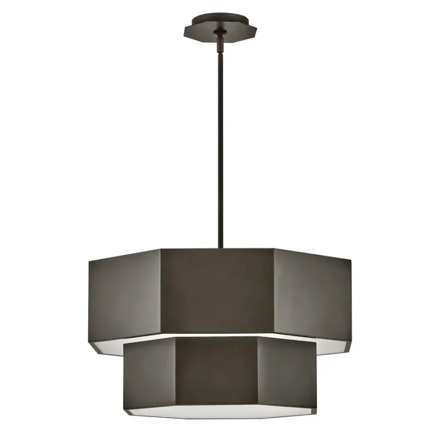 Facet LED Chandelier in Black Oxide - Image 5