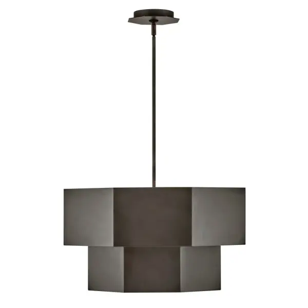 Facet LED Chandelier in Black Oxide - Image 6