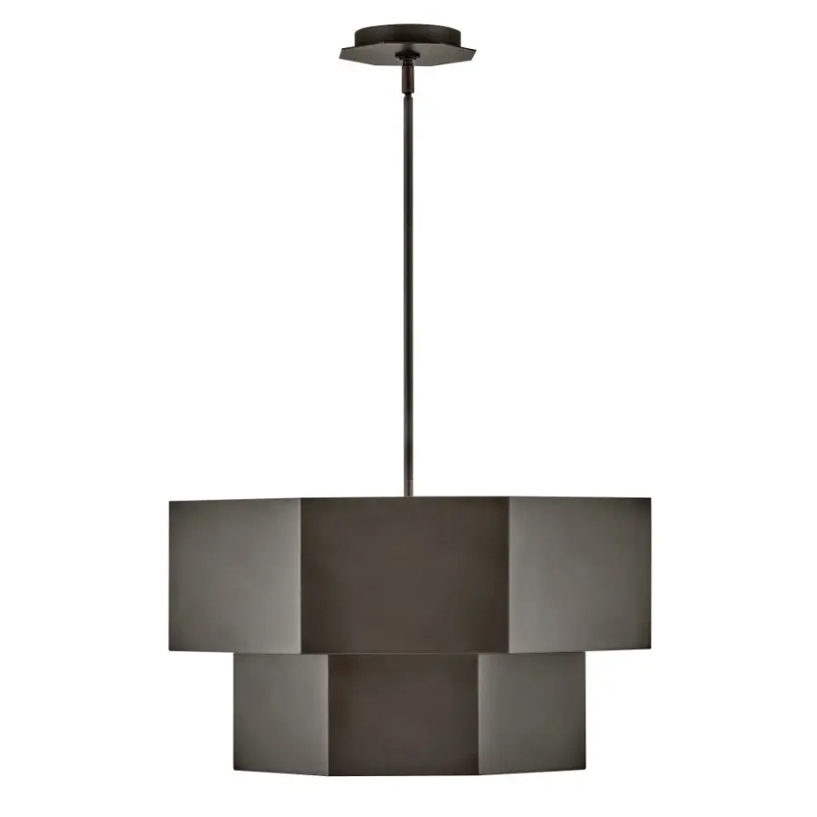 Facet LED Chandelier in Black Oxide - Image 6