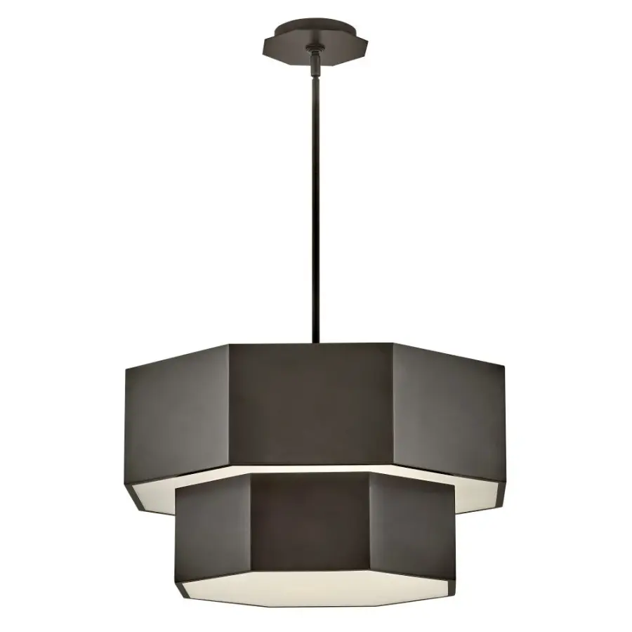 Facet LED Chandelier in Black Oxide - Image 7