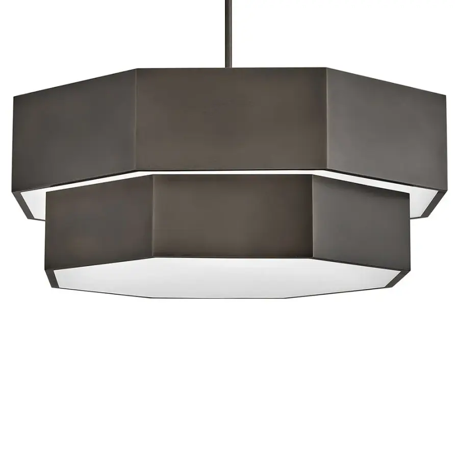 Facet LED Chandelier in Black Oxide - Image 5