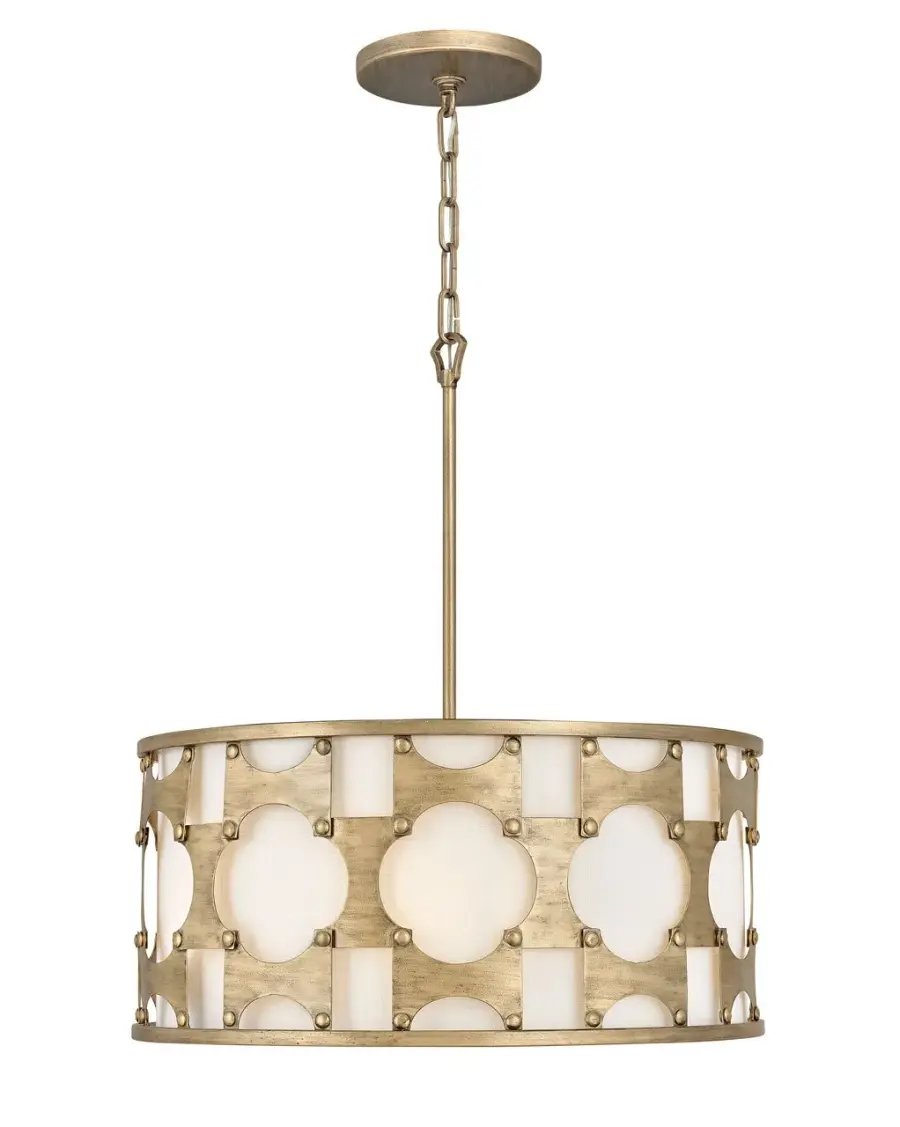 Carter LED Chandelier in Burnished Gold