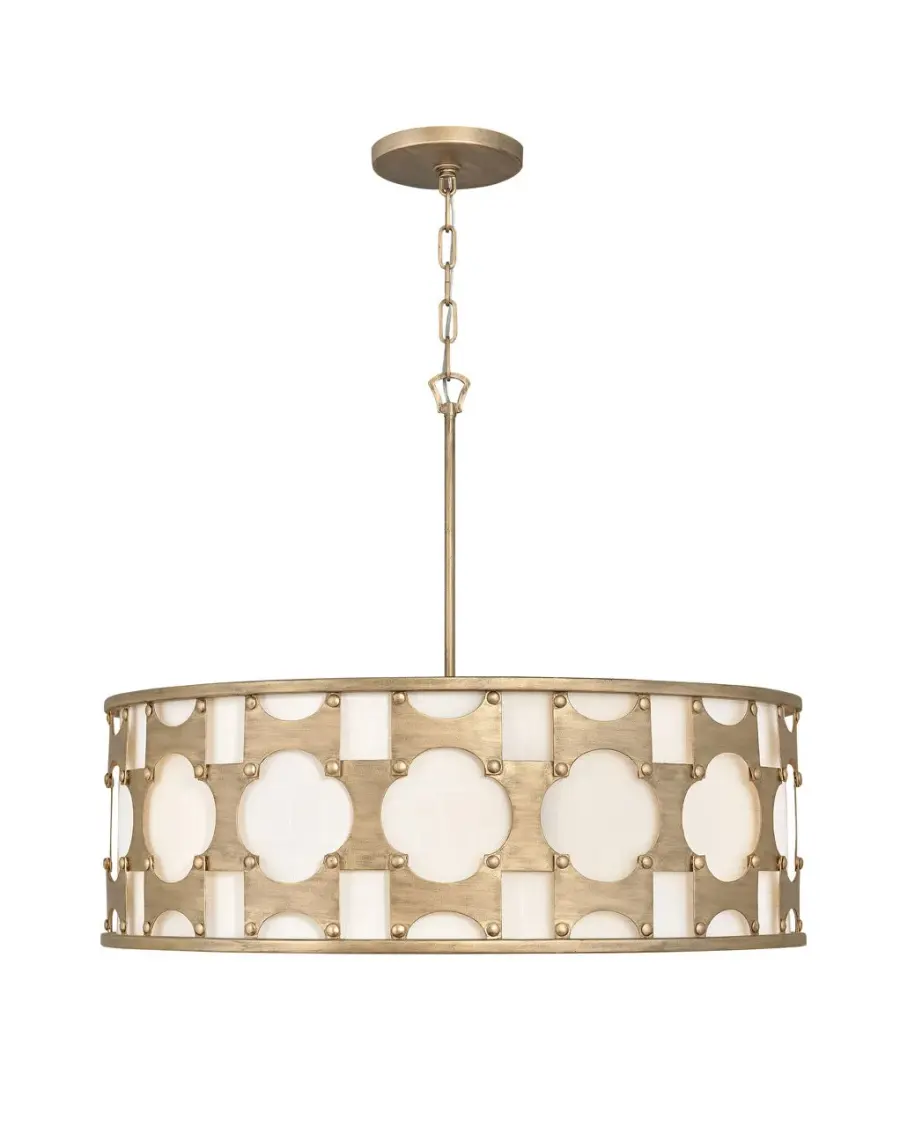 Carter LED Chandelier in Burnished Gold - Image 1