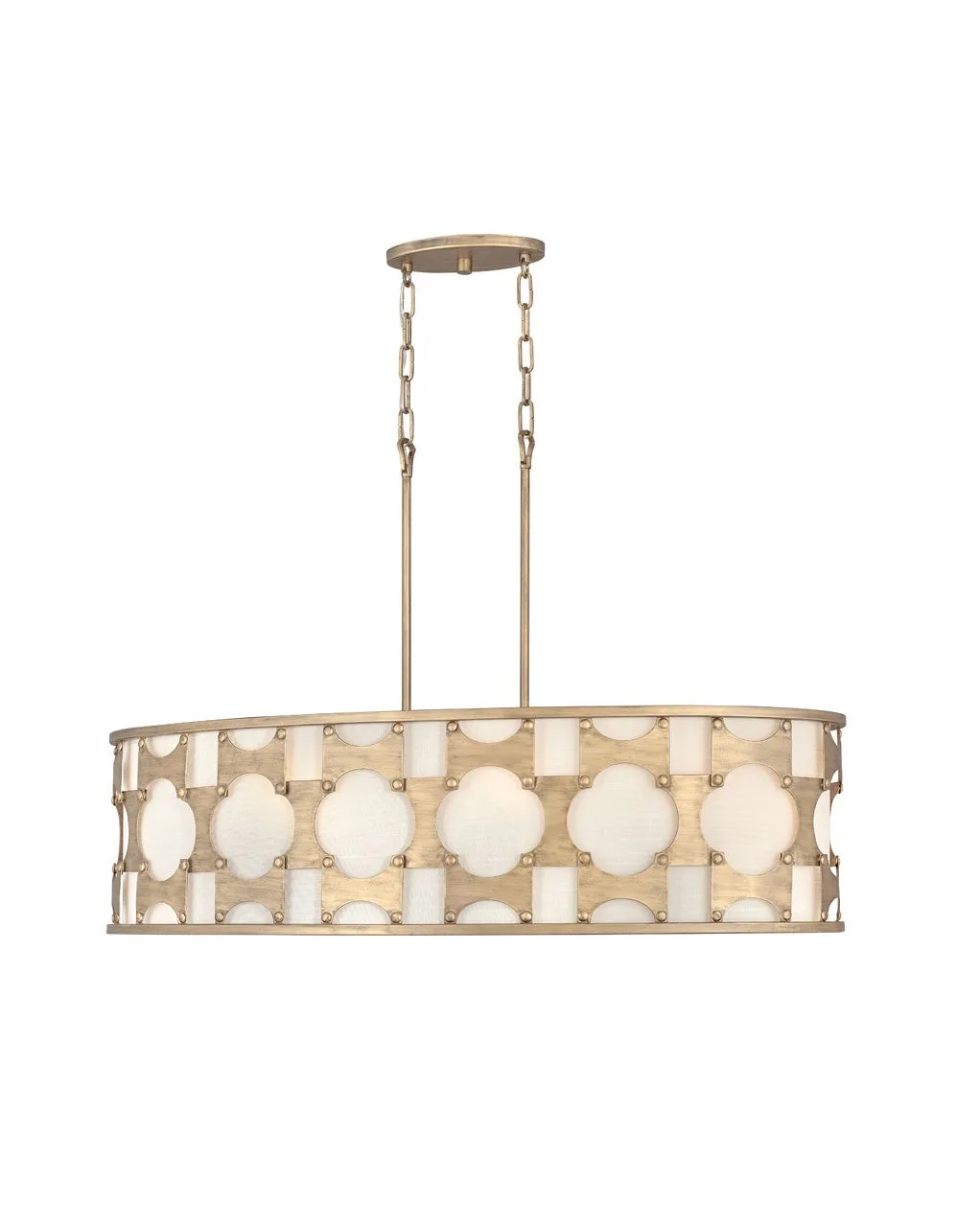 Carter LED Linear Pendant in Burnished Gold