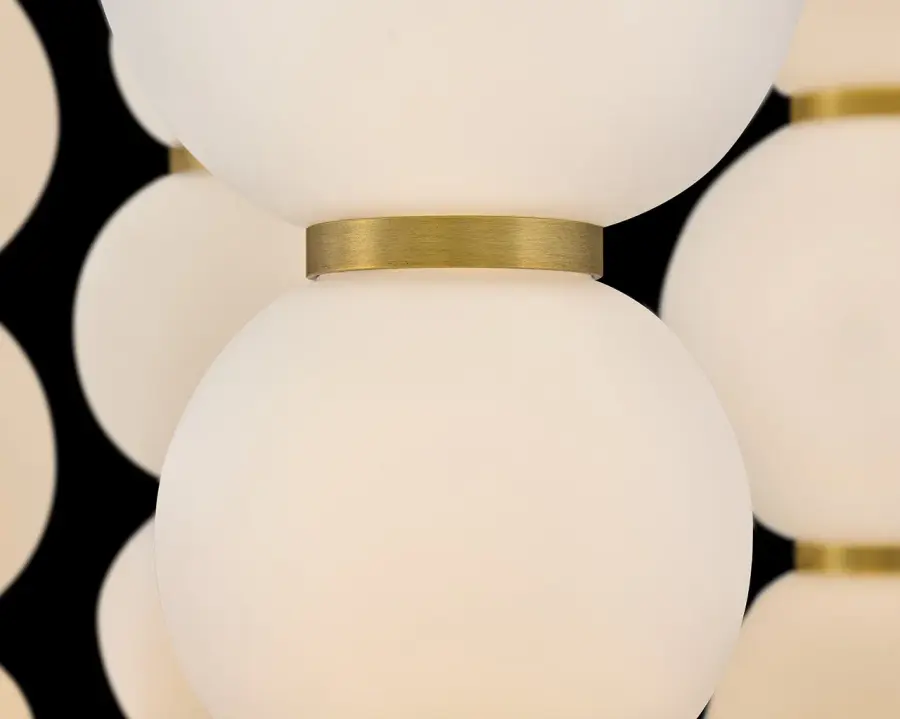 Trigo LED Chandelier in Lacquered Brass - Image 6