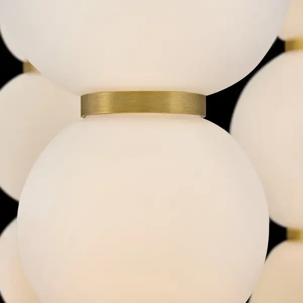 Trigo LED Chandelier in Lacquered Brass - Image 7