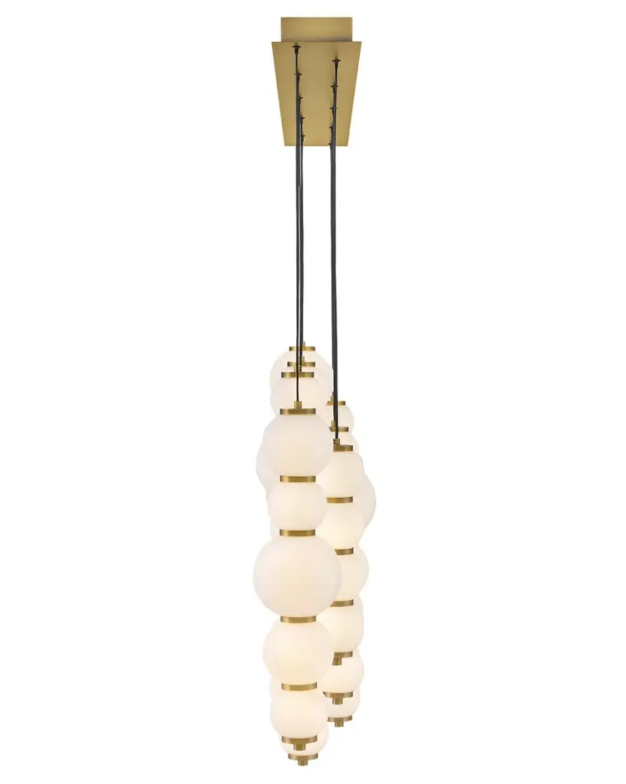 Trigo LED Linear Pendant in Lacquered Brass - Image 7