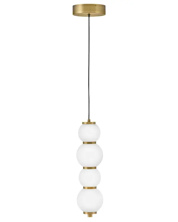 Inspired by the enduring allure of pearl jewelry, Trigo’s softly cascading silhouette makes a dramatic yet elegant statement. Glowing etched opal glass globes of varying sizes create a visual rhythm and organic flow that echo the natural imperfections and unique beauty found in genuine pearls. Differences between each globe add depth and movement, combining classic beauty with modern coastal design and offering a harmonious blend of tradition and innovation. - alternate view