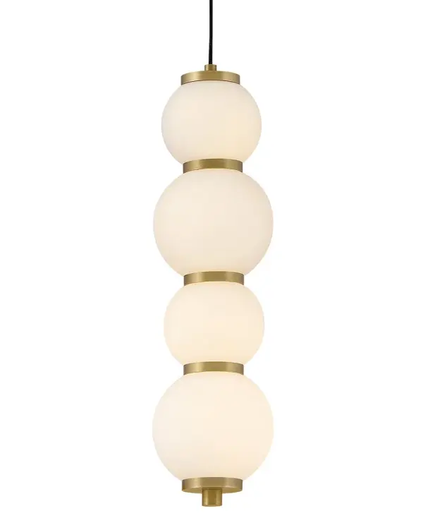 Trigo LED Pendant in Lacquered Brass - Image 3