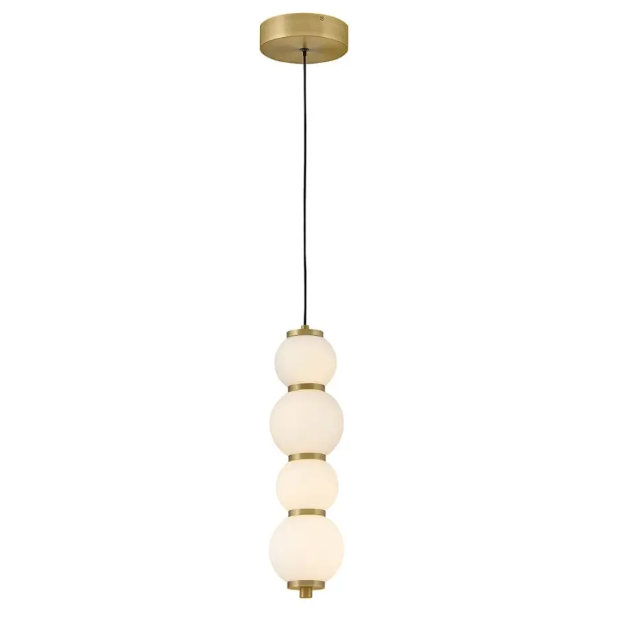 Trigo LED Pendant in Lacquered Brass - Image 7