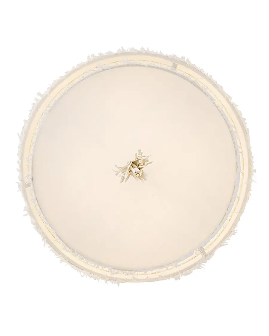 Baya LED Semi-Flush Mount in Textured Plaster - Image 6