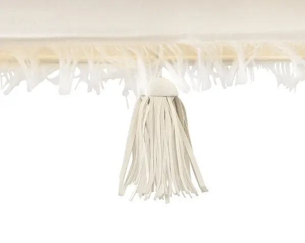 Baya LED Chandelier in Textured Plaster - Image 4