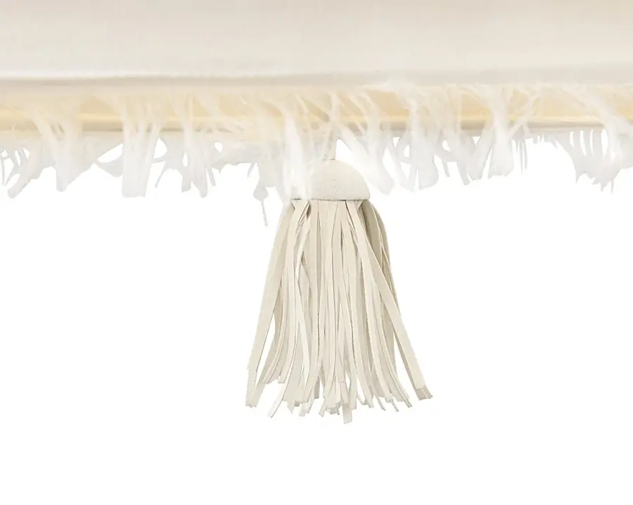 Baya LED Chandelier in Textured Plaster - Image 4