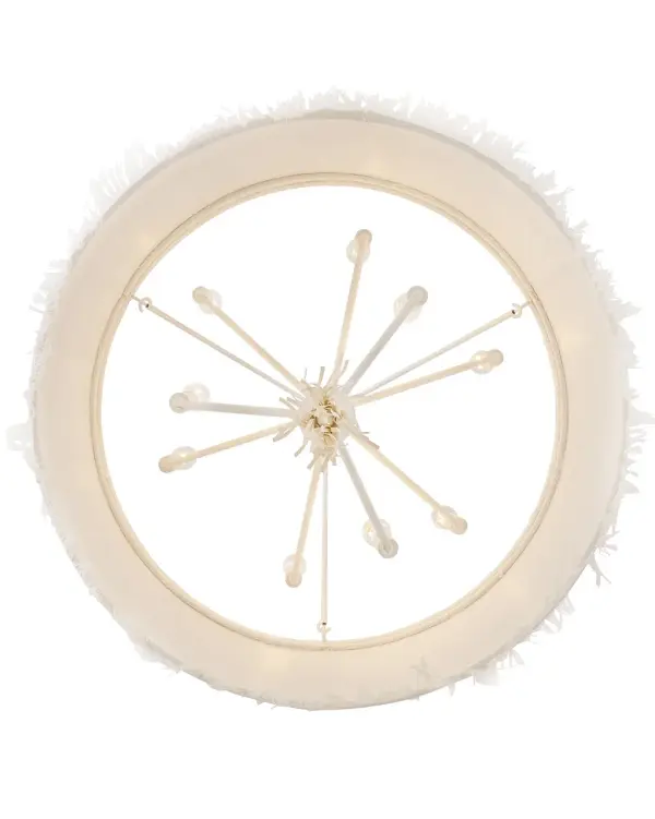 Baya LED Chandelier in Textured Plaster - Image 7