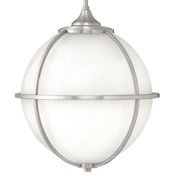 Inspired by the stylish Tribeca brasserie, Odeon elicits a fashionable, urban feel that is both modern and timeless. The metal frame follows the contour of the holophane sphere, inspiring perfection in any setting.