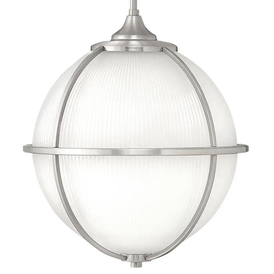 Odeon LED Pendant in Brushed Nickel - Image 1