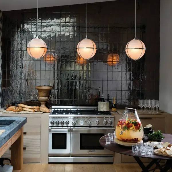 Odeon LED Pendant in Brushed Nickel - Image 5