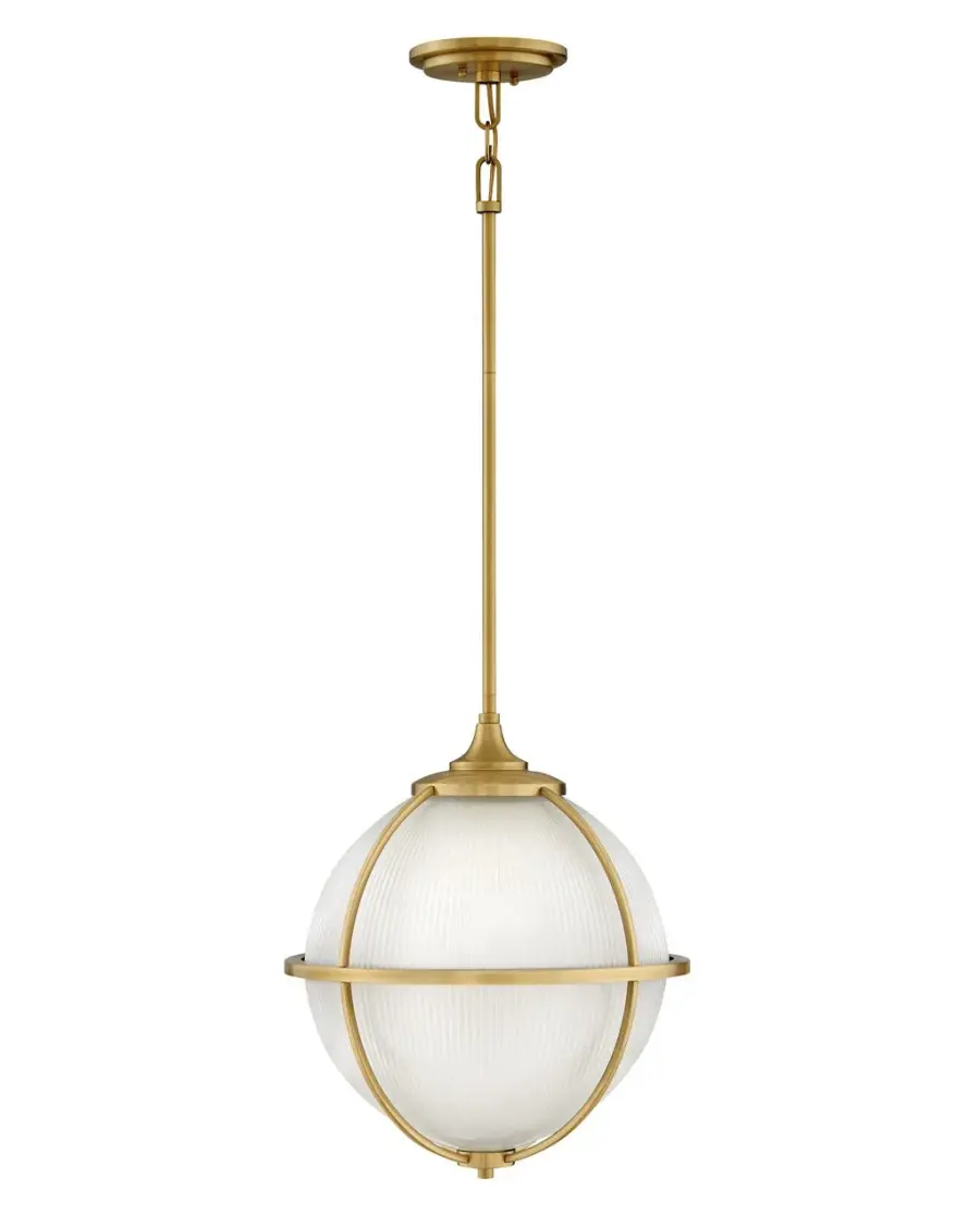 Odeon LED Pendant in Satin Brass - Image 2