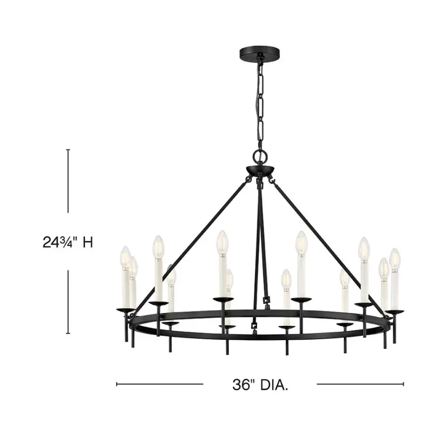 Large Ring Chandelier - Image 2